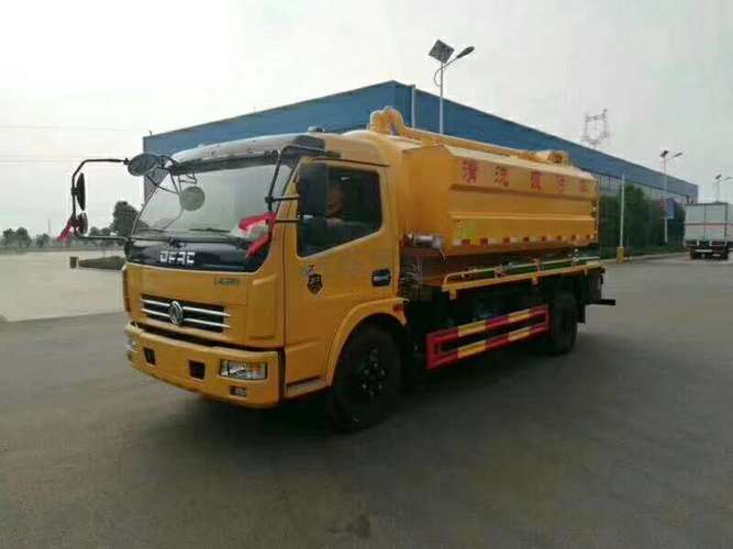 國(guó)六東風(fēng)多利卡10方黃牌清洗吸污車與高壓清洗車價(jià)格分析